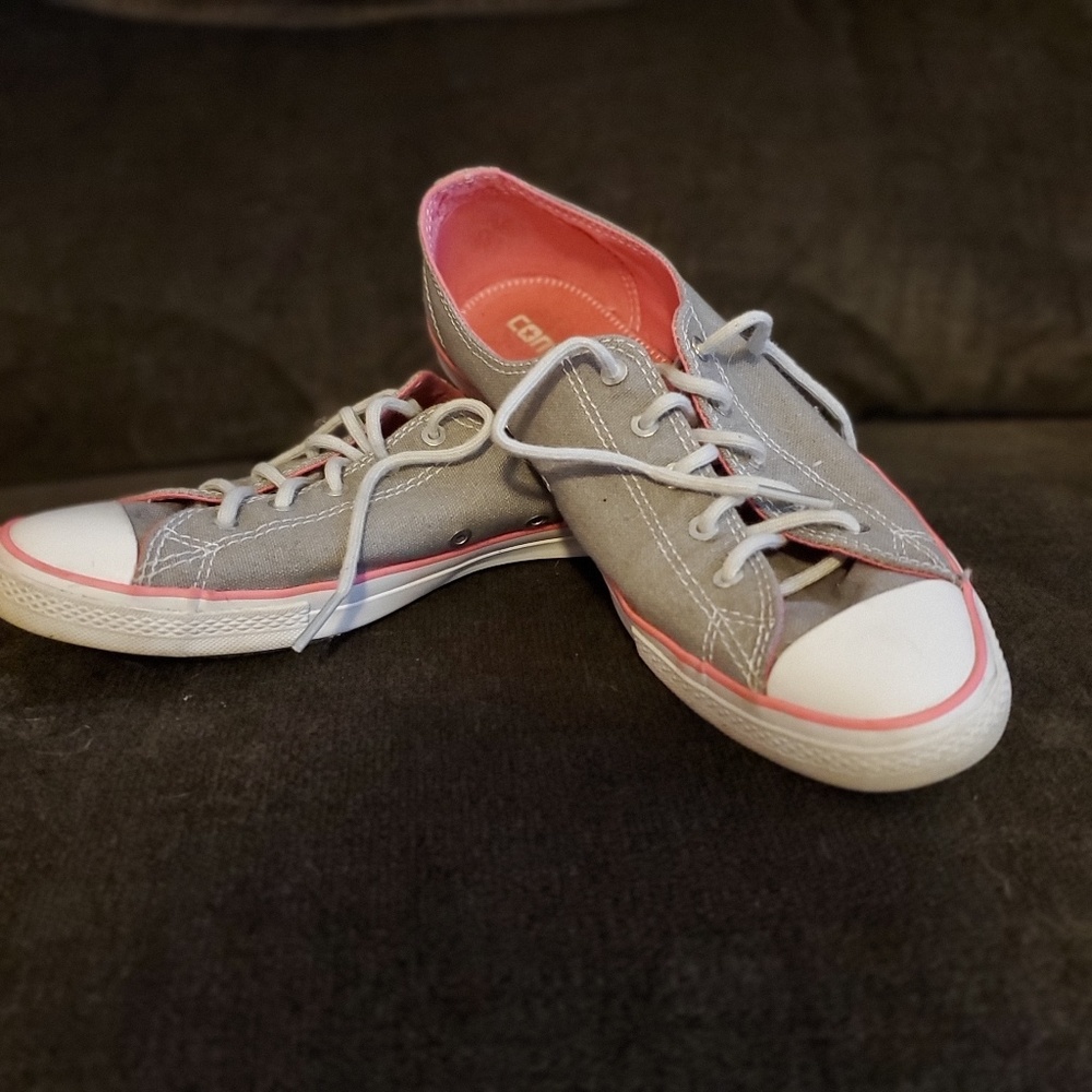 Converse All Star Pink & Gray Sneakers